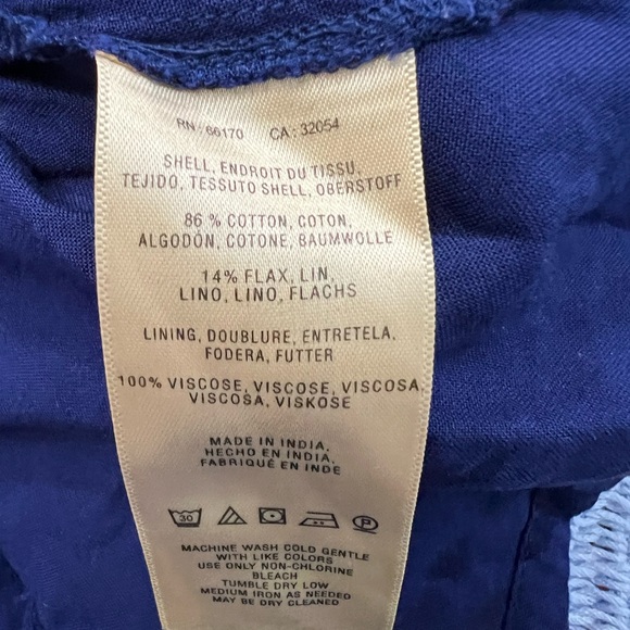 Akemi + Kin Navy With Mulyi Color Crochet Detail Sleeveless Dress Size Small - Picture 6 of 6